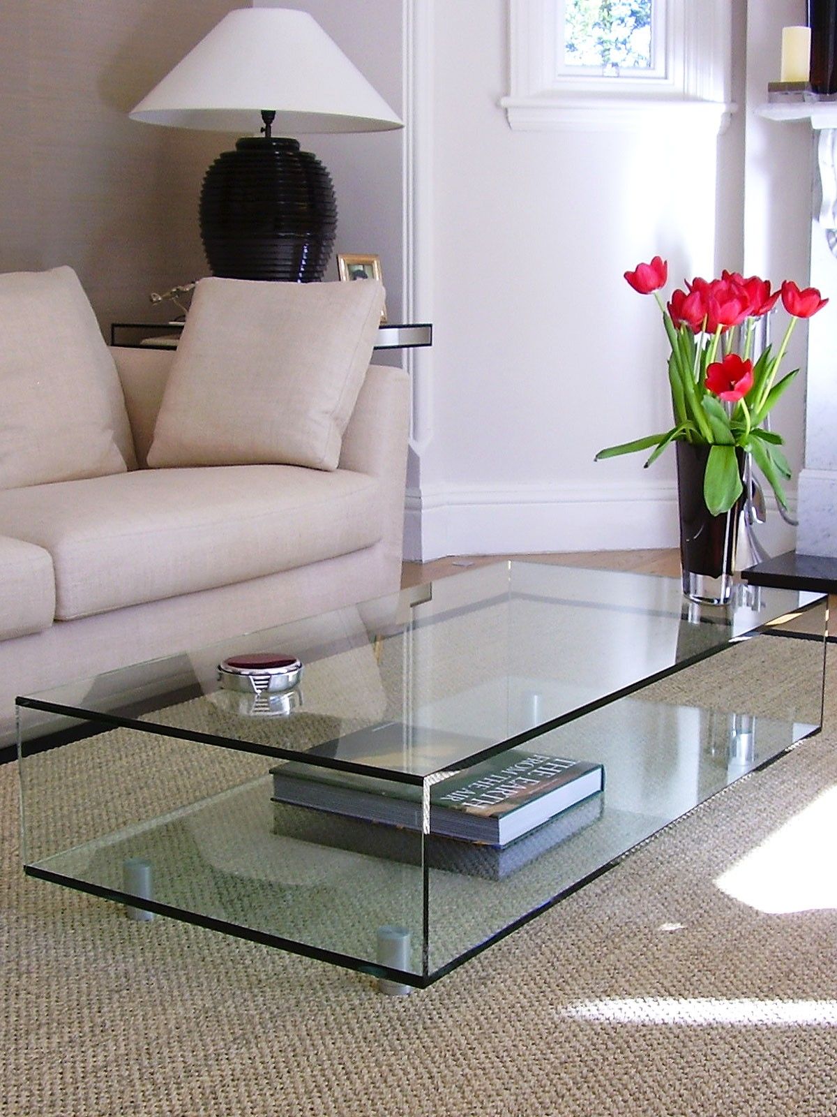 Living Room Glass Coffee Table